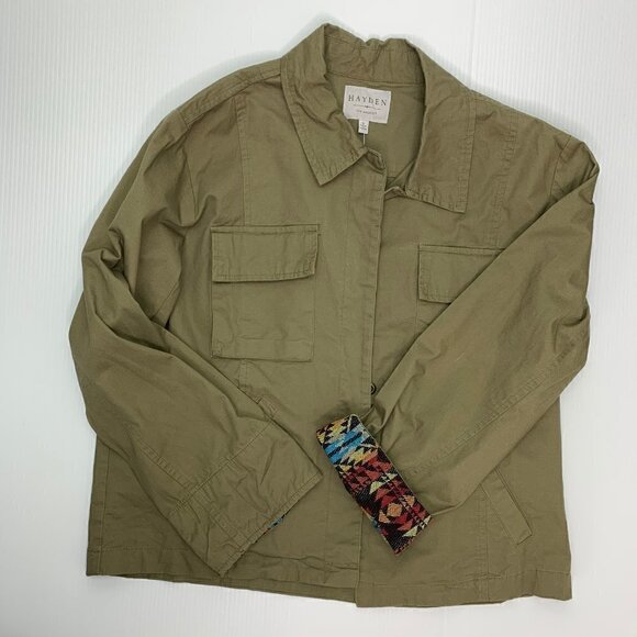 Hayden Jacket Small Embroidered Cotton Utility NWT Southwestern - Picture 11 of 12